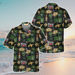Coors Banquet Tropical Hibiscus Hawaiian Shirt