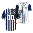 Custom Multicolor Fourth Of July Coors Banquet Baseball Jersey