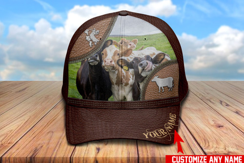 Custom Vintage Cows Cap