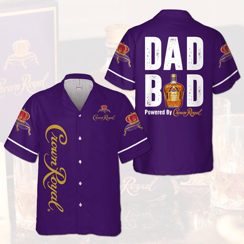 Dad Bad Crown Royal Hawaiian Shirt