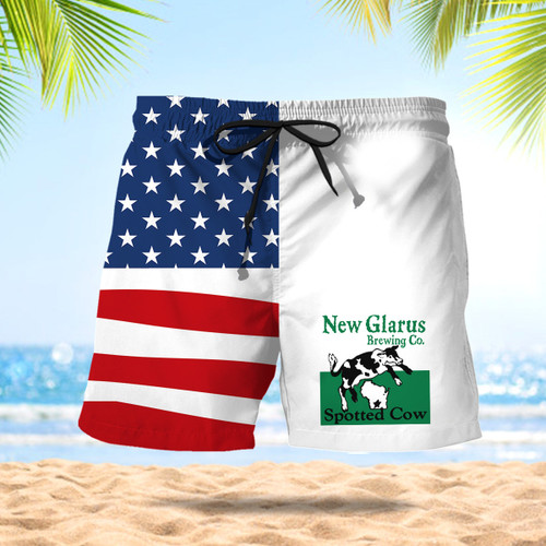 Spotted Cow Swim Trunks