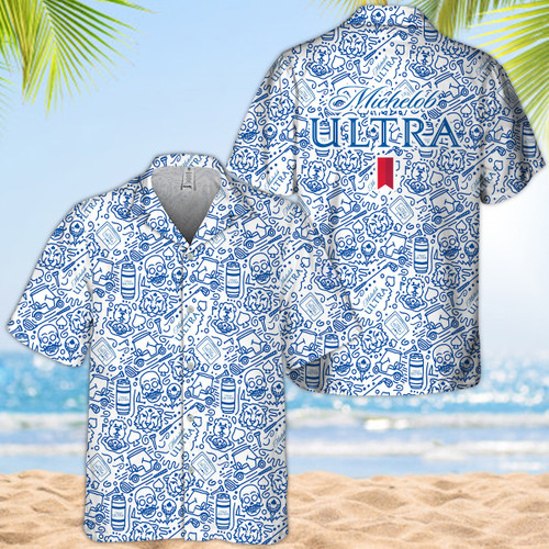 Michelob Ultra Hawaiian Shirt