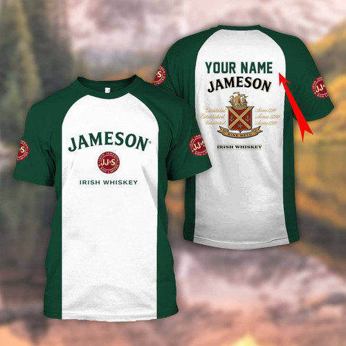 Custom Green Jameson T-shirt