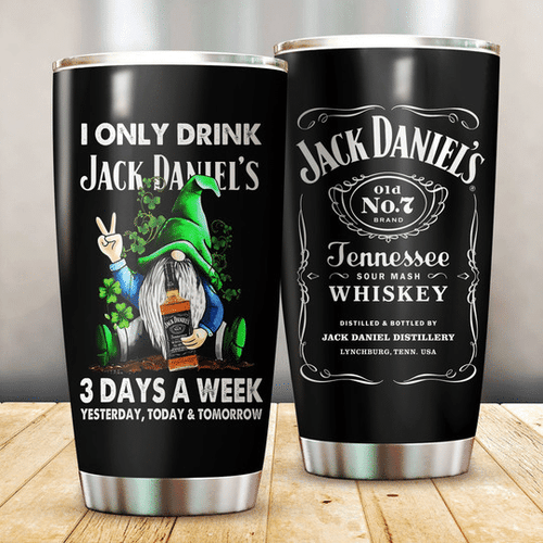 I Only Drink Jack Daniel's Stainless Steel Tumbler 20oz / 600ml