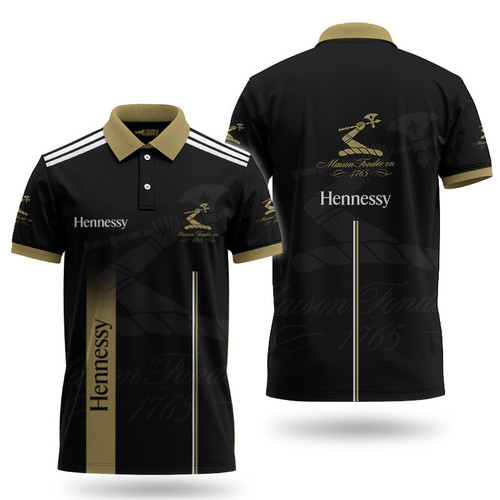 Hennessy Triple Stripe Polo Shirt