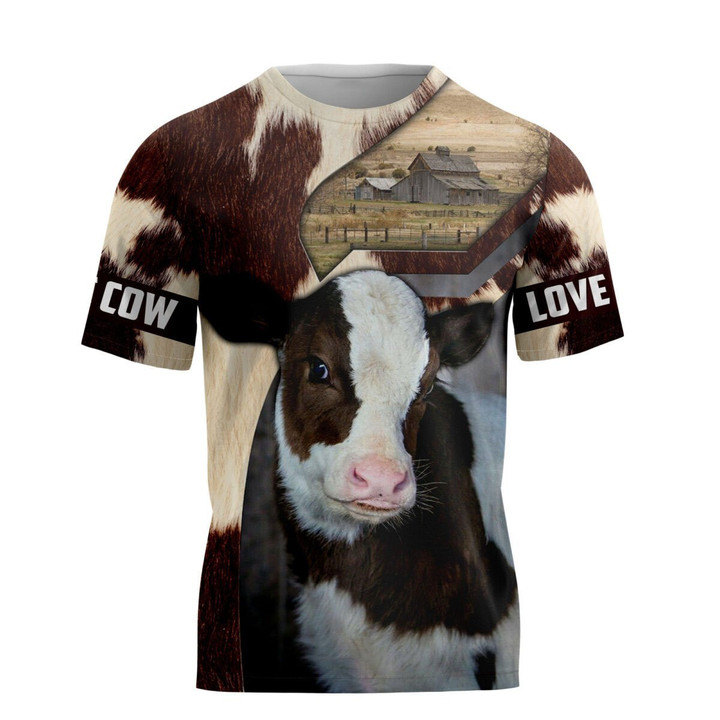 Vintage Black Dairy Cow T-Shirt