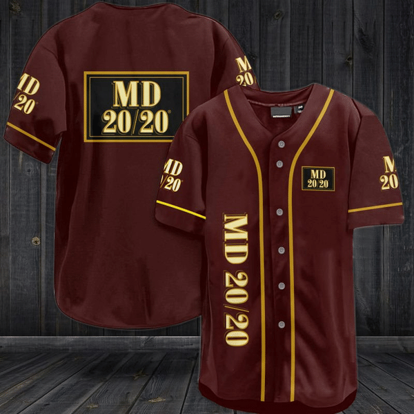 Vintage MD 20/20 Wines Baseball Jersey