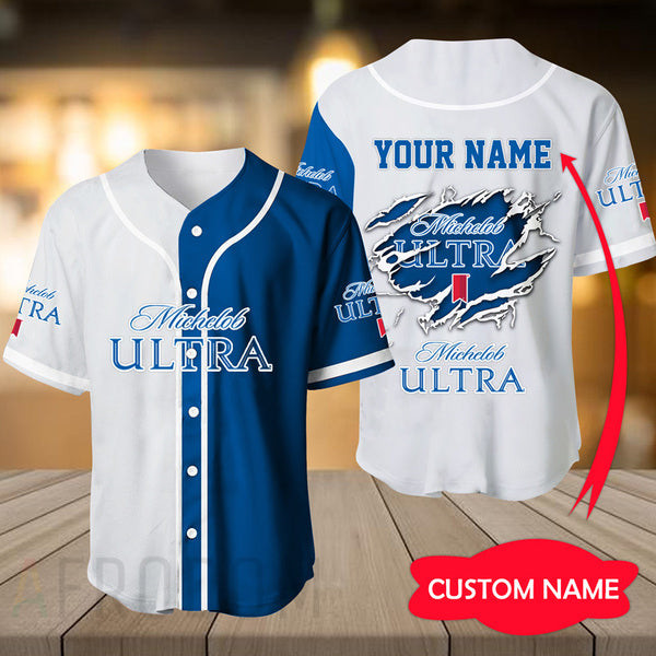 Personalized Basic Michelob Ultra Baseball Jersey
