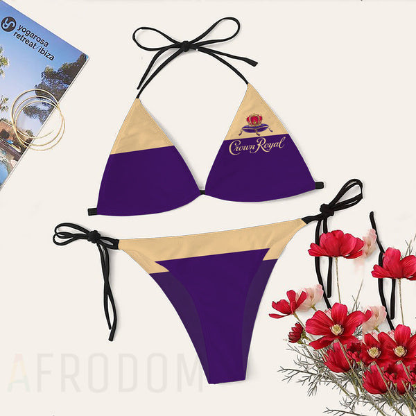 Crown Royal Bikini Set Swimsuit Jumpsuit Beach