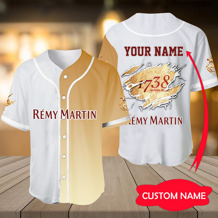 Personalized Basic Rémy Martin Baseball Jersey