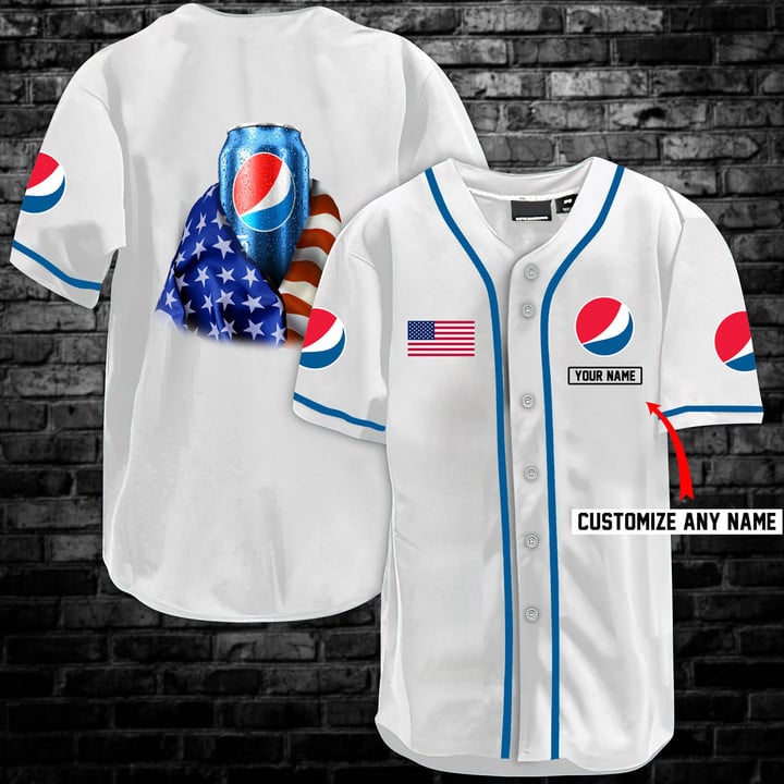 Personalized Pepsi Baseball Jersey