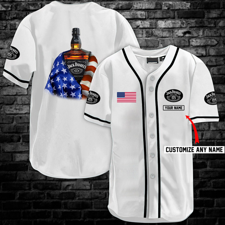 Personalized Jack Daniel's Baseball Jersey