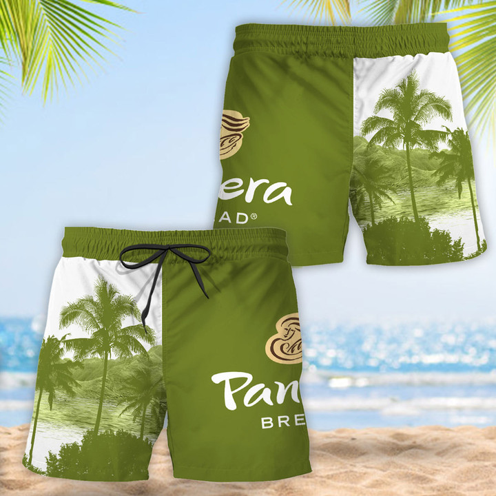 Tropical Palm Tree Panera Bread Hawaii Shorts