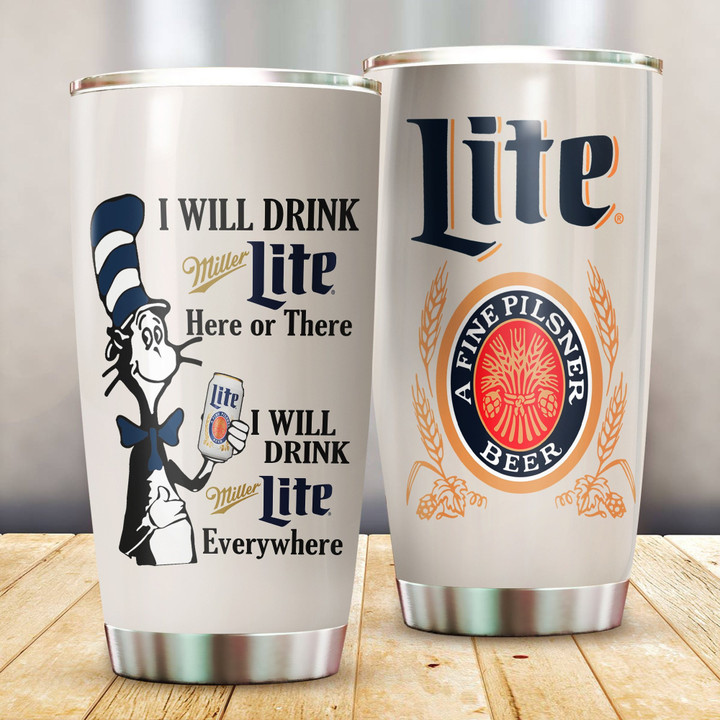 Will Drink Lite Everywhere Stainless Steel Tumbler 20oz / 600ml
