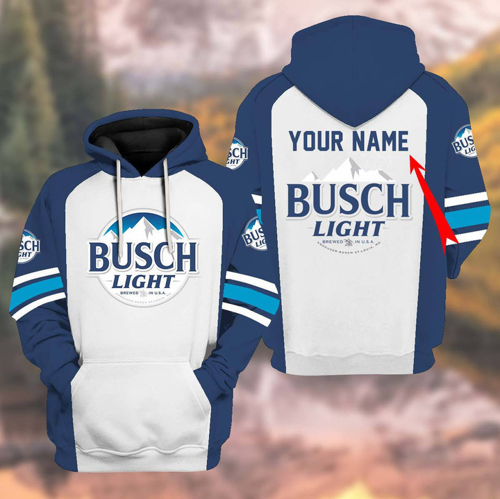 Personalized Busch Light Hoodie & Zip Hoodie