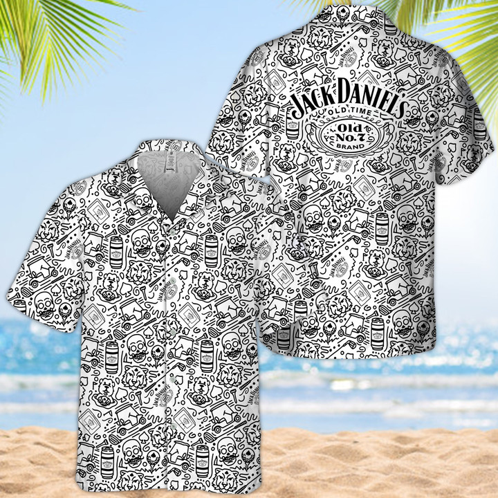 Doodle Art Jack Daniel's Hawaii Shirt