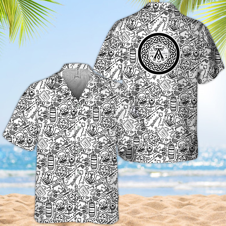 Doodle Art Ardbeg Beer Hawaii Shirt