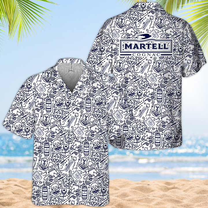 Doodle Art Martell Cognac Hawaii Shirt