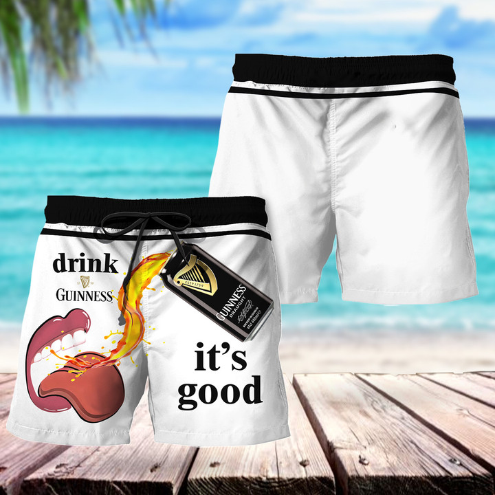 Drink Guinness It's Good Hawaii Shorts