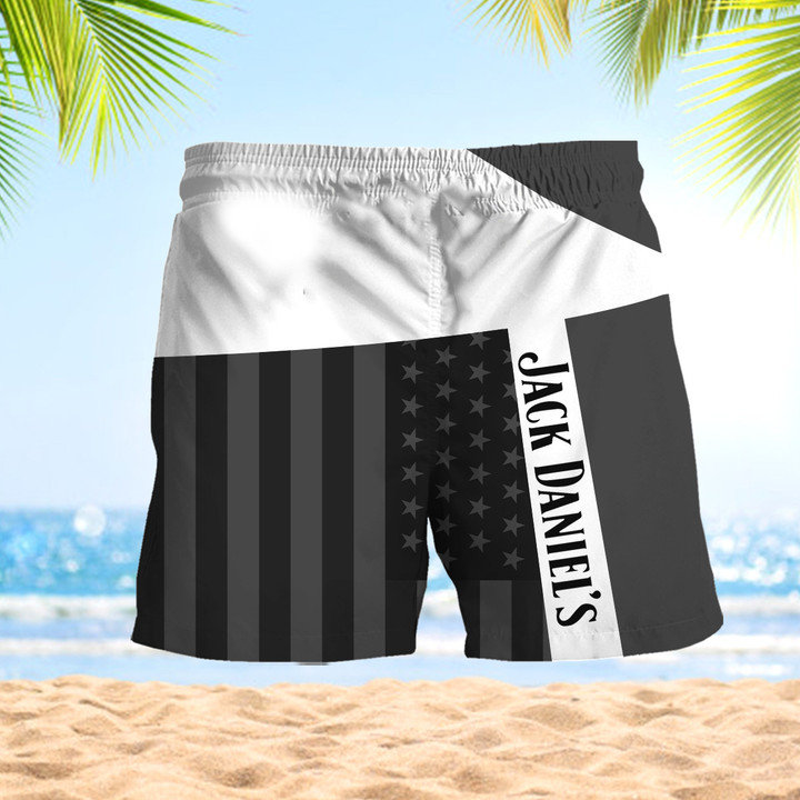 USA Flag Jack Daniel's Hawaii Shorts