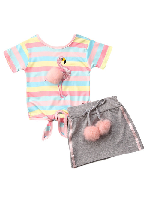 Toddler Baby Girl Kids Summer Clothes