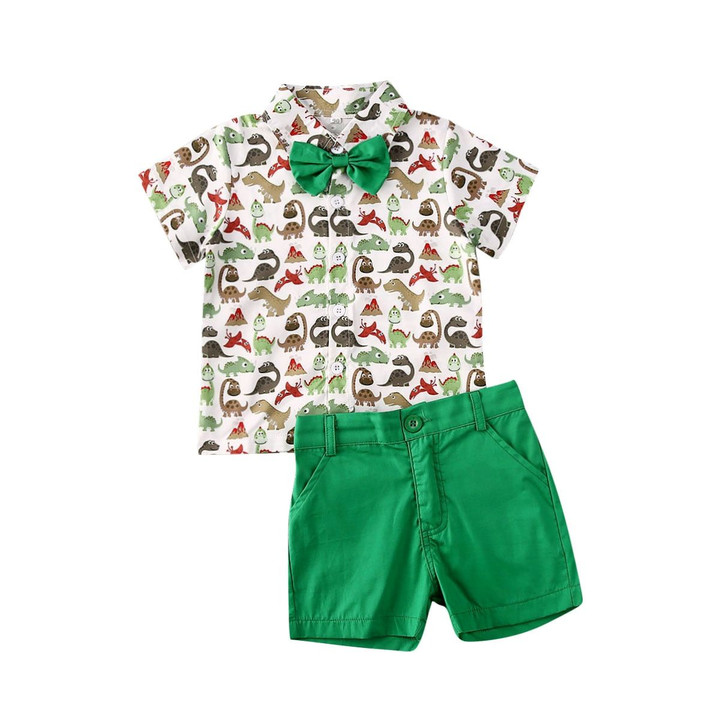 Baby Boy Summer Clothes Sets Dinosaur Outfits