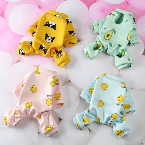 Jumpsuits Pet Pajamas Clothing for Dogs Rompers