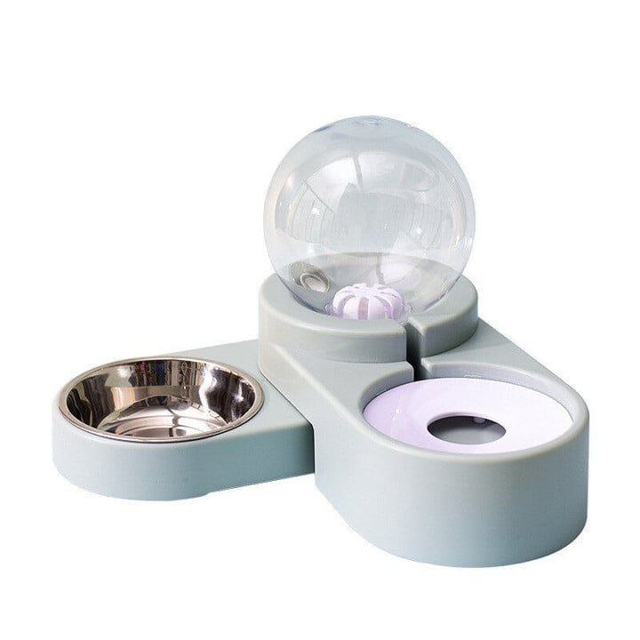 Bubble Pet Bowls Food Automatic Feeder Fountain