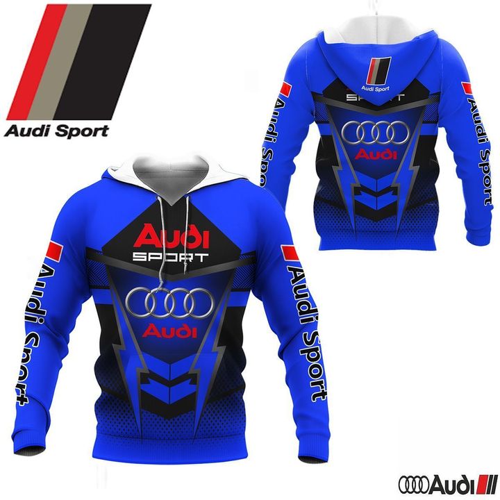 3D All Over Printed Audi Sport VTH-NH Shirts Ver 1 (Blue) TU