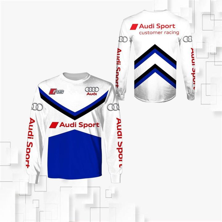 3D All Over Printed Audi Sport VTH-NH Shirts Ver 4 (Blue) TU