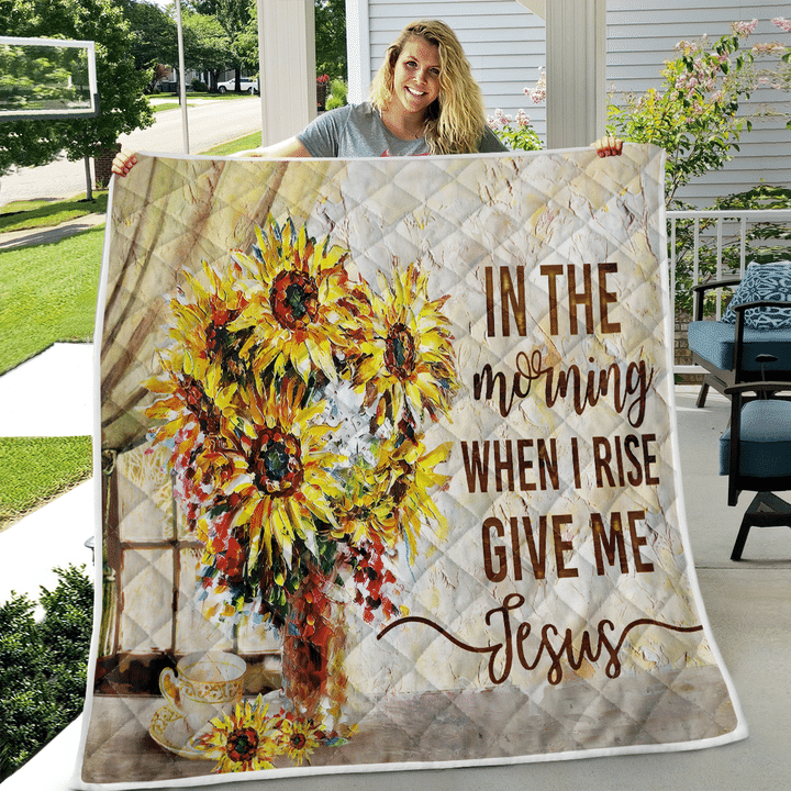 When I Rise Give Me Jesus - Quilt, Blanket DC