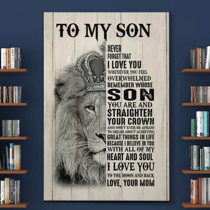 To My Son Lion King (Portrait Canvas, Poster, Puzzle) DC
