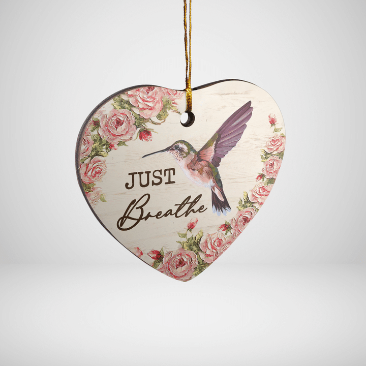Just Breathe Hummingbird - Ornament DC