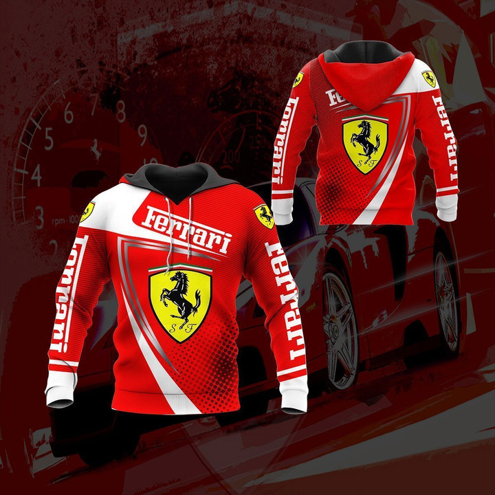 LIMITED EDITION 3D ALL OVER PRINTED FERRARI SHIRTS VER 34 DC - TU