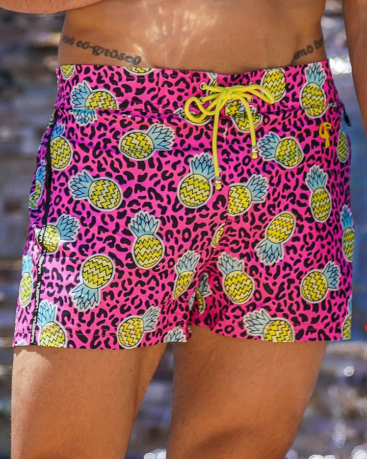 Pineapple Pink Swim Shorts