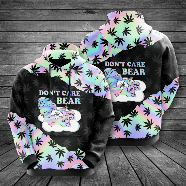 CAN "Don't Care Bear" 3D Hoodie
