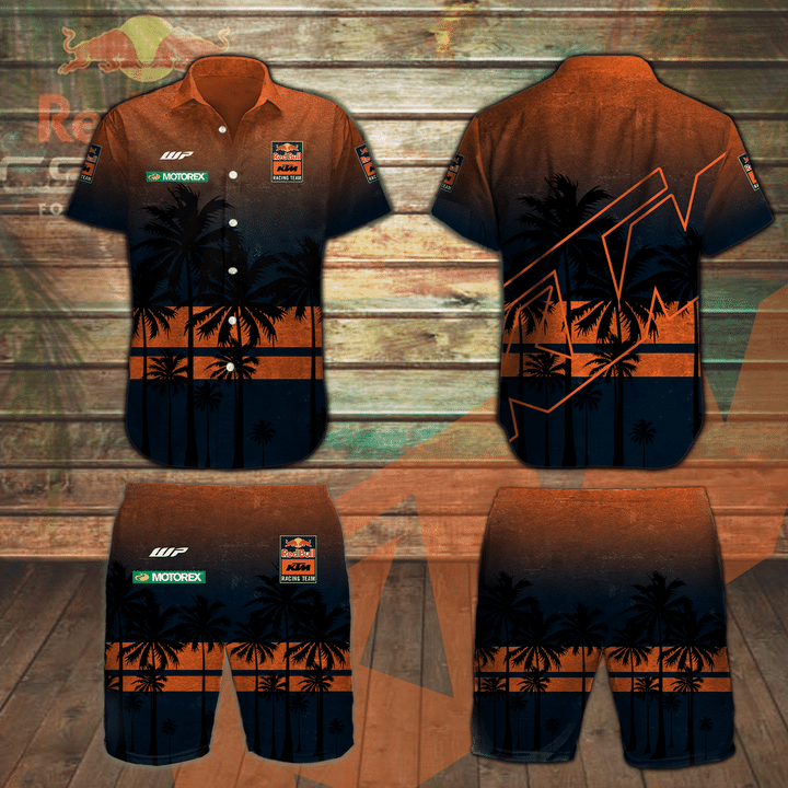 KTM Hawaiian Shirt & Shorts - HOATT237