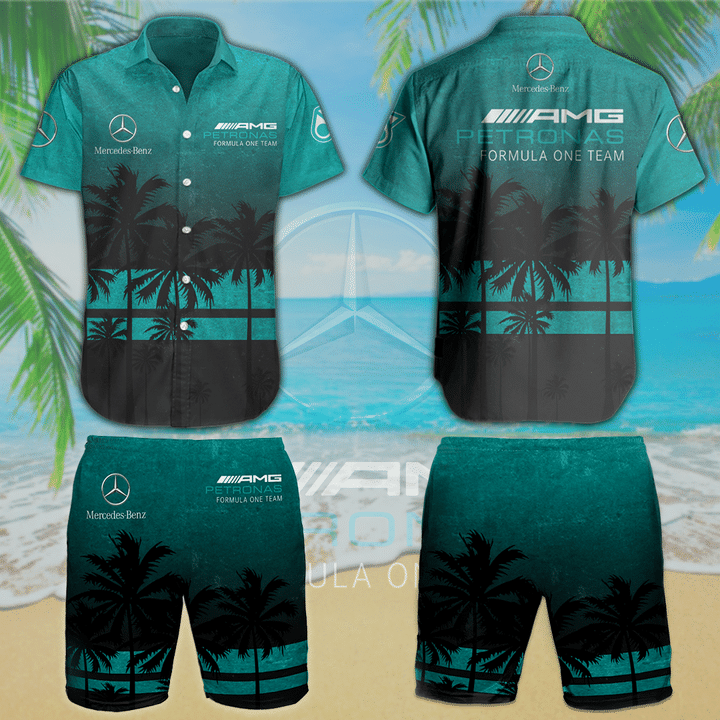 M-PET Hawaiian Shirt & Shorts - HOATT231 TU