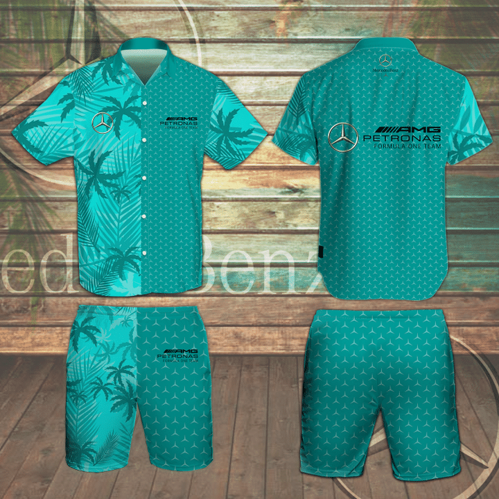 M-PET Hawaiian Shirt & Shorts - HOATT220 TU
