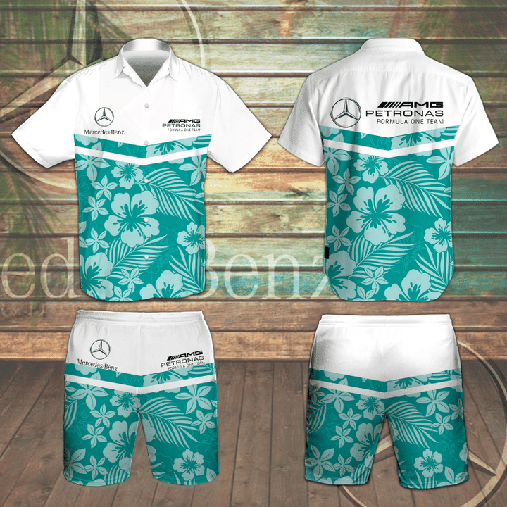 M-PET Hawaiian Shirt & Shorts- HOATT218 TU