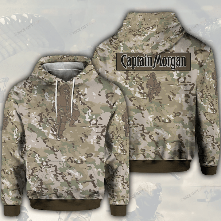 Captain Morgan Camouflage Hoodie 3D 3HO-G1S3