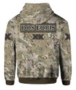 Dos Equis XX Camouflage Zip Hoodie 3D 3ZH-V9Z7