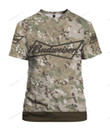 Budweiser Camouflage 3D T-shirt 3TS-Q2C7