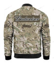 Budweiser Camouflage Bomber Jacket 3BB-S8Z1