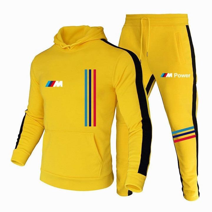 Men's Quick dry Sets Zipper Hoodie+Pants Two Pieces Casual Tracksuit Male Sportswear Gym Brand Clothing Sweat Suit