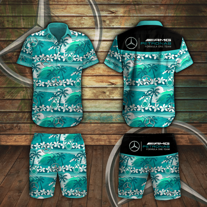 M-PET Hawaiian Shirt & Shorts - HOATT315 TU