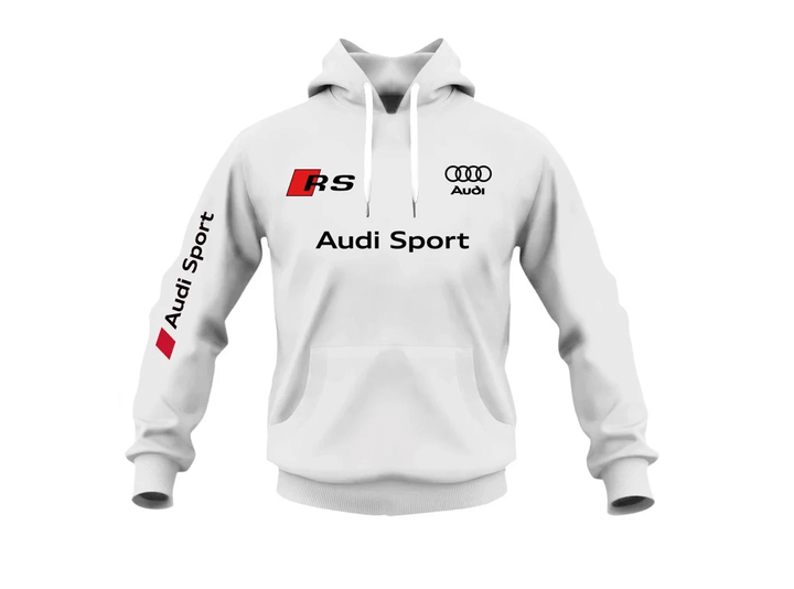 3D All Over Printed Audi Sport VTH-HL Shirts Ver 3 (White) 7
