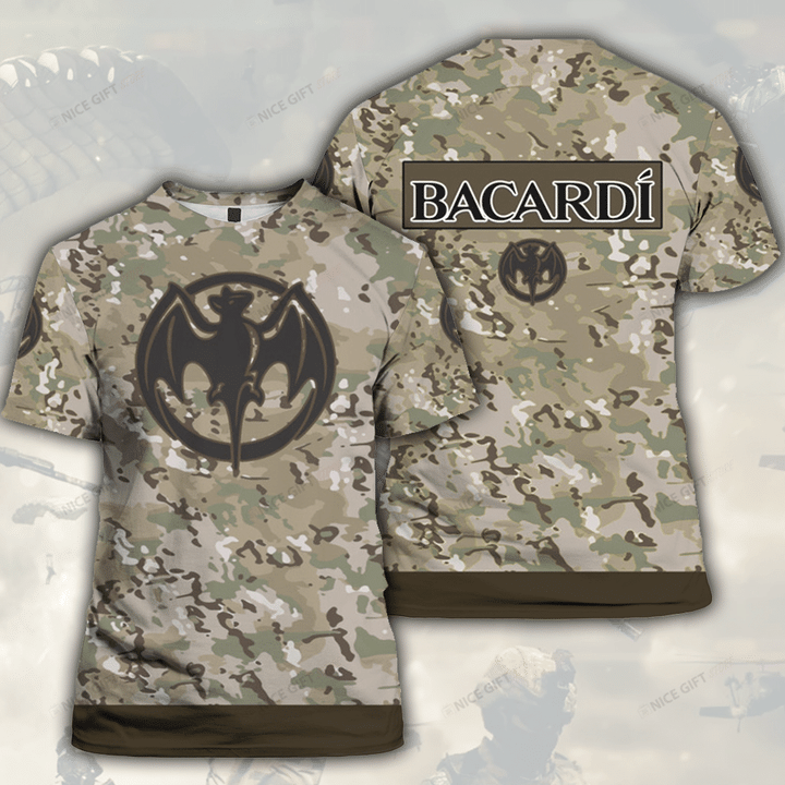 Bacardi Camouflage 3D T-shirt 3TS-K2H1