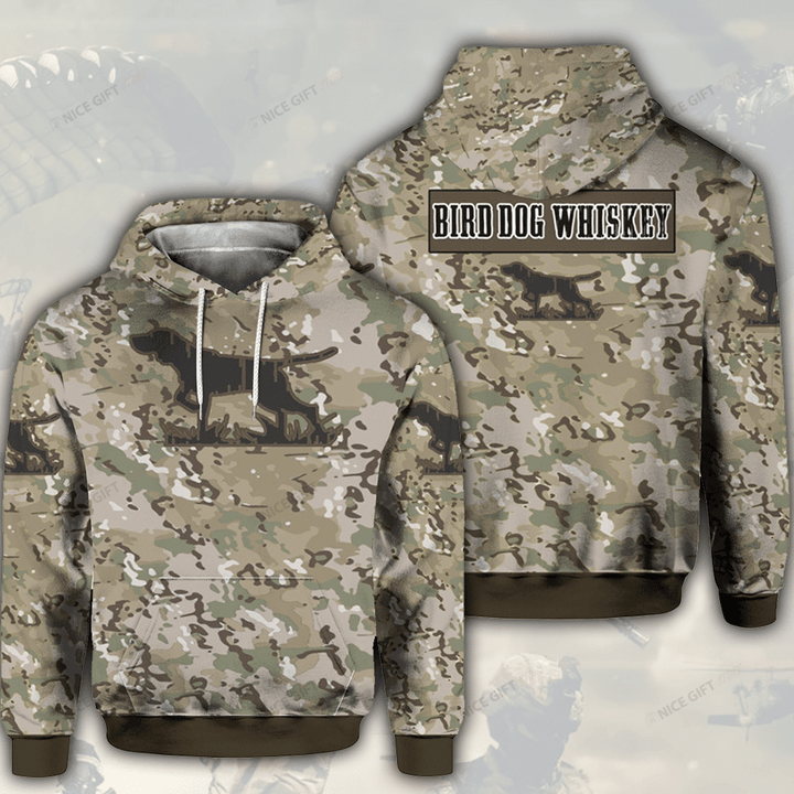 Bird Dog Whiskey Camouflage Hoodie 3D 3HO-X4S4