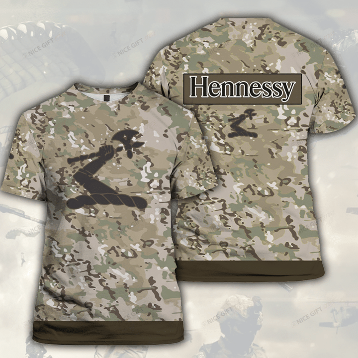 Hennessy Camouflage 3D T-shirt 3TS-H6V6